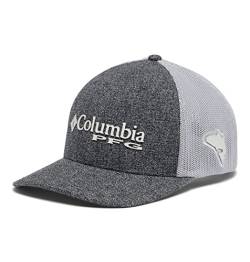 Columbia Unisex PFG Logo Mesh Ballkappe Cap, Grill Heather/Cool Grey, L-XL von Columbia