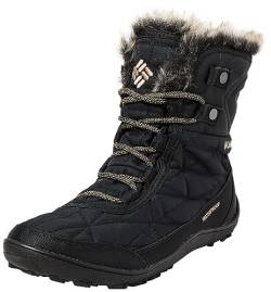 Columbia Women's Minx Shorty III Snow Boot, Black/Pebble, 6.5 Wide von Columbia