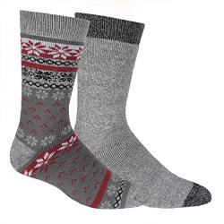 Men's Columbia Medium-Weight Fleece-Lined Thermal Crew Socks von Columbia