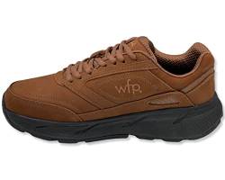 Columbus WFP Walking Boost Schuhe für Herren – Alltags-Sneaker & extra bequemer Schuh, Braun Wildleder, 12 X-Wide von Columbus WFP