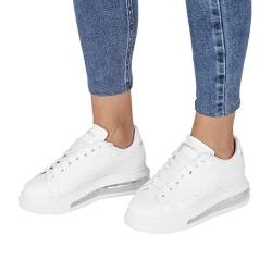 Come Voglio Damen It-cv-rb-000074 Sneaker, Weiß, 38 EU von Come Voglio