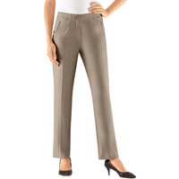 Witt Weiden Damen Bügelfaltenhose taupe-meliert von Come on