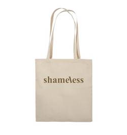 Comedy Bags - Shameless - Logo - Jutebeutel - Lange Henkel - 38x42cm - Farbe: Natural/Hellbraun von Comedy Bags