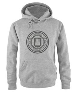 Comedy Shirts Stadtwappen Hamburg - Herren Hoodie - Grau/Grau Gr. 5XL von Comedy Shirts