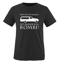 Der letzte Wagen ist Immer EIN Kombi - Herren T-Shirt - Schwarz/Weiss Gr. 4XL von Comedy Shirts
