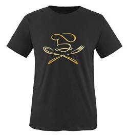 KOCH Motiv - Herren T-Shirt - Schwarz/Gold Gr. 5XL von Comedy Shirts