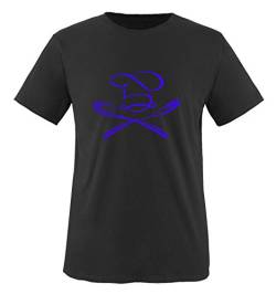 KOCH Motiv - Herren T-Shirt - Schwarz/Royalblau Gr. 4XL von Comedy Shirts