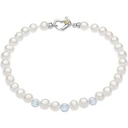 Comete BRQ 319 Armband mit Charms für Damen, aus 925er Silber, Topas, klassisches Angebot, Sterling-Silber von COMETE GIOIELLI