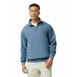 Comfort Colors Herren Adult 1/4 Zip Sweatshirt, Blue Jean, Medium von Comfort Colors