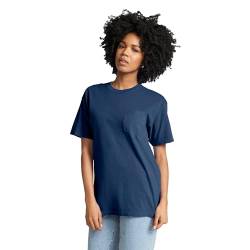 Comfort Colors Herren Adult Pocket Tee T-Shirt, True Navy, XX-Large von Comfort Colors