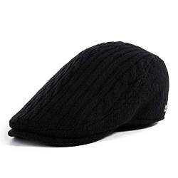 Comhats Herren Winter Schapka Schiebermütze trappermütze Winterhüte Duckbill Gatsby Basecap L Schwarz von Comhats