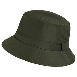 Comhats Regenhut Unisex für Damen Herren Wasserdichter Bucket hat Faltbar Eimerhut Strand Surfen Angeln UPF50 Breite Krempe Sonnenhut (DE/NL/SE/PL, Alphanumerisch, XL, 92557_Armeegrün) von Comhats