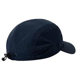 Comhats Wasserdichter M-XL Baseball Cap für Herren und Damen Outdoor schnelltrocknende Baseballkappe Unisex Baseballmütze Schwarz L/XL von Comhats