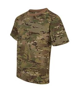 Army Tarn T-Shirt Camouflage Outdoor Tarnmuster Tactical Militär Camo Shirt (S, Tec OP Camo) von Commando Industries