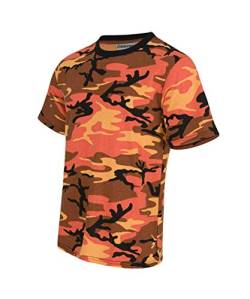 Army Tarn T-Shirt Camouflage Outdoor Tarnmuster Tactical Militär Camo Shirt (XL, Sunset Camo) von Commando Industries
