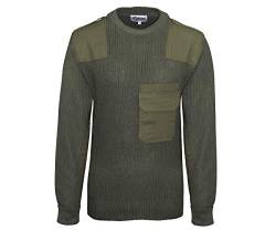 Commando Industries BW Herren Einsatzpullover mit Brusttasche (Oliv/XXL) von Commando Industries