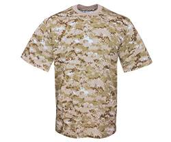Commando Industries Herren US Army T-Shirt mit Tarnmuster (Digital Desert/L) von Commando Industries