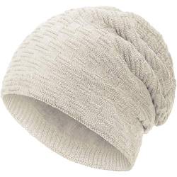 Compagno Gefütterte Mütze Herren Damen Wintermütze Beanie Strickmütze Winter Weihnachten Haube Hat Cap Männer Frauen von Compagno