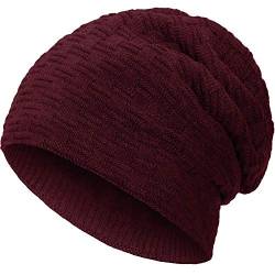 Compagno Gefütterte Mütze Herren Damen Wintermütze Beanie Strickmütze Winter Weihnachten Haube Hat Cap Männer Frauen von Compagno