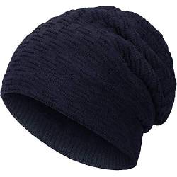 Compagno Gefütterte Mütze Herren Damen Wintermütze Beanie Strickmütze Winter Weihnachten Haube Hat Cap Männer Frauen von Compagno