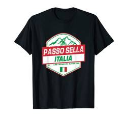 Passo Sella Radfahren in Italien Rennradfahrer T-Shirt von Complete Ascents