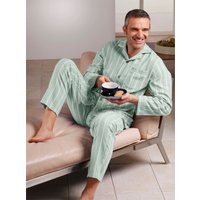 Witt Herren Pyjama, grün-gestreift von Comte