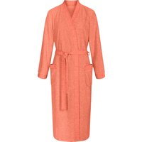 Sieh an! Damen Bademantel apricot von Comtessa