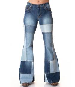 Comycom Damen Jeans Schlaghose »Star Deja-VU« W32/L34 von Comycom