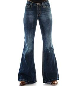 Comycom Damen Jeans mit Schlag Star Burn 31/32 von Comycom