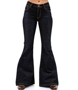 Comycom Damen Schlagjeans Star Roots 32/34 von Comycom