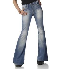 Comycom Hellblaue Damen Jeansschlaghose Star 72 33/34 von Comycom