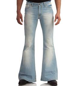 Comycom Herren Jeansschlaghose Star Bright super Used 33/36 von Comycom