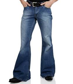 Comycom Jeans Schlaghose Star Used Washed Reloaded 31/32 von Comycom