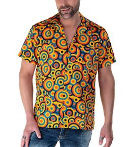 Comycom Kurzarm-Shirt »70s Circles« 4XL von Comycom