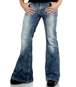 Herren Jeans Schlaghose Star Random 70er Look 30/32 von Comycom