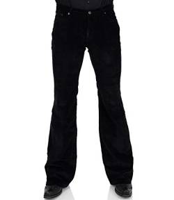 Schwarze Cordhose Herren Bootcut 32/32 von Comycom