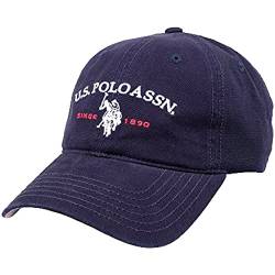 Concept One Unisex-Erwachsene Mens Adjustable Cotton Baseball Cap Dad Hat with Curved Brim and Embroidered Polo Horse Logo Papa-Hut, Navy, Einheitsgröße von Concept One
