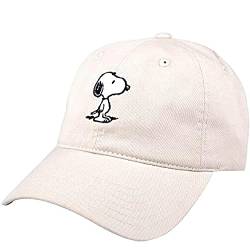 Concept One Unisex-Erwachsene Peanuts Snoopy Dad Hat verstellbare Baseballkappe, Hellbraun, Einheitsgröße von Concept One