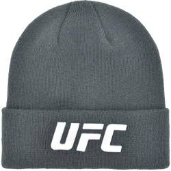 Concept One Unisex-Erwachsene UFC Bündchen Winter Strickmütze mit Logo Beanie-Mütze, Dunkelgrau, Einheitsgre von Concept One