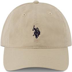 Concept One Unisex-Erwachsene Us Polo Association Small Solid Horse Baseball Hat Hut, steingrau, Einheitsgröße von Concept One