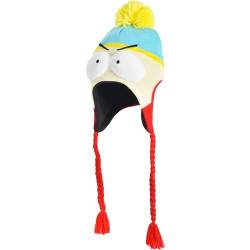South Park Beanie Mütze Eric Cartman Peruanische Winter Strickmütze mit Pom und Quasten, Türkis, Einheitsgröße, Türkis/Ausflug, einfarbig (Getaway Solids), Einheitsgröße von Concept One