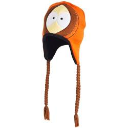 South Park Beanie Mütze Kenny McCormick Peruanische Winter Strickmütze mit Quasten, Orange, Einheitsgröße, Orange/Abendrot im Zickzackmuster (Sunset Chevron), Einheitsgröße von Concept One