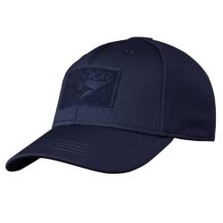 Condor Flex Cap (Navy) - hoch atmungsaktiv - zwei Größen taillierte taktische Bedienerkappe, Marineblau, SMALL von Condor