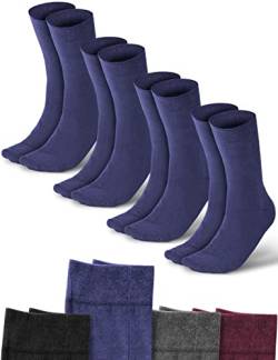 Conford 4 Paar Business Socken Herren und Damen – Bio Baumwolle von Conford