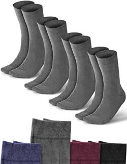 Conford 4 Paar Business Socken Herren und Damen – Bio Baumwolle von Conford