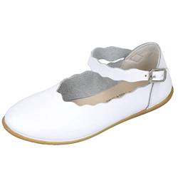 Conguitos Damen Boston Flacher Slipper, Blanco, 35 EU von Conguitos