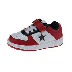 Conguitos Jungen Unisex Kinder Napa Rot/Weiß Sneaker, 25 EU von Conguitos