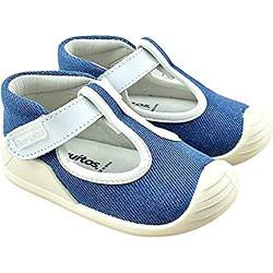 Conguitos Unisex Baby Cádiz Lauflernschuh, blau, 20 EU von Conguitos