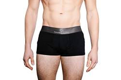 Conscious Cotton Boxershorts Herren 3er Pack Schwarz, Gr. L, Bio Baumwolle, stilvoll, nachhaltig, bequem | Unterhosen Männer Herren Unterhosen Herren Boxershorts Unterhosen Herren Unterwäsche Herren von Conscious Cotton