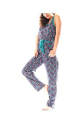 Consult-Tex Damen Schlaf Overall Jumpsuit aus Baumwolle Jersey DF020 40/42 von Consult-Tex